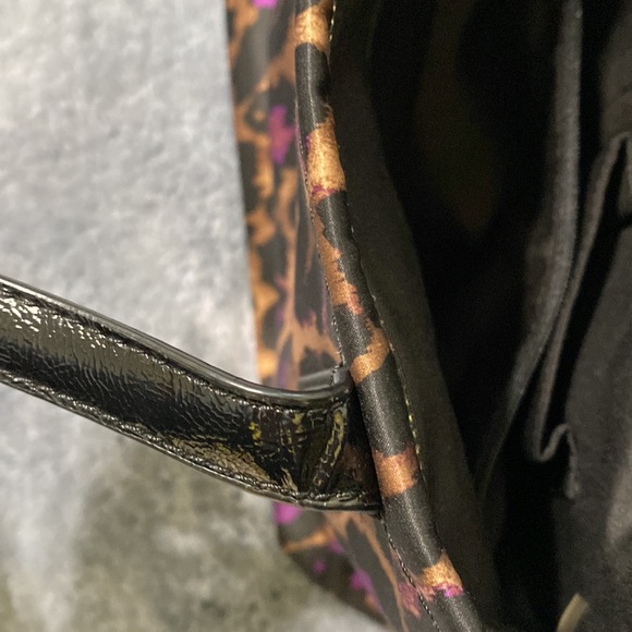 Coach Violet Purple Ocelot Signature Leopard Print Bag - Great Condition - Picture 6 of 9